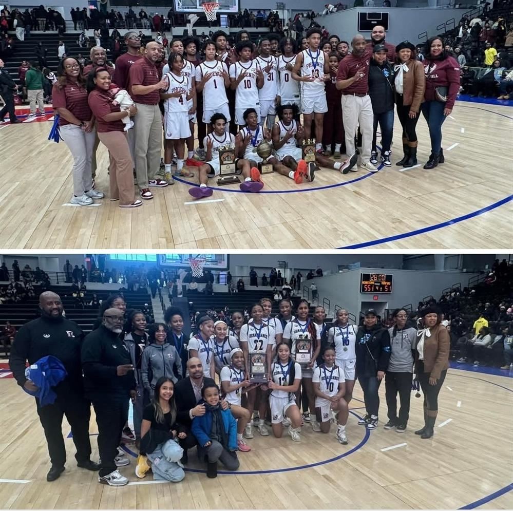  RHS Girls and Boys Basketball team members